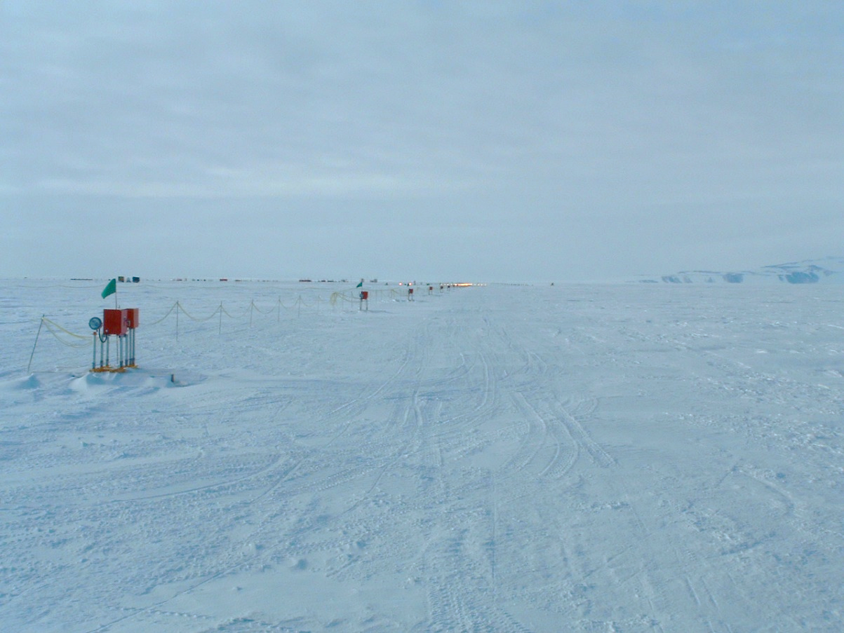 Antarctica Approach Lighting System: reliability needed in all weather conditions.